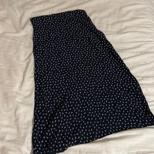 Brandy Melville floral midi skirt